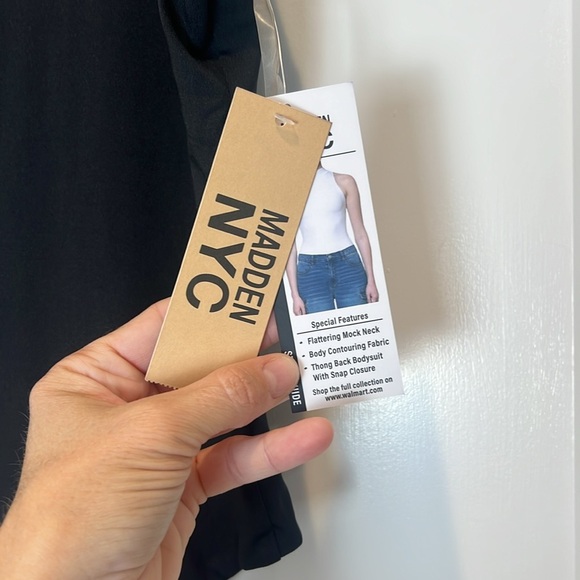 Madden NYC Black High-Neck Bodysuit size small. NWT! - Picture 4 of 8